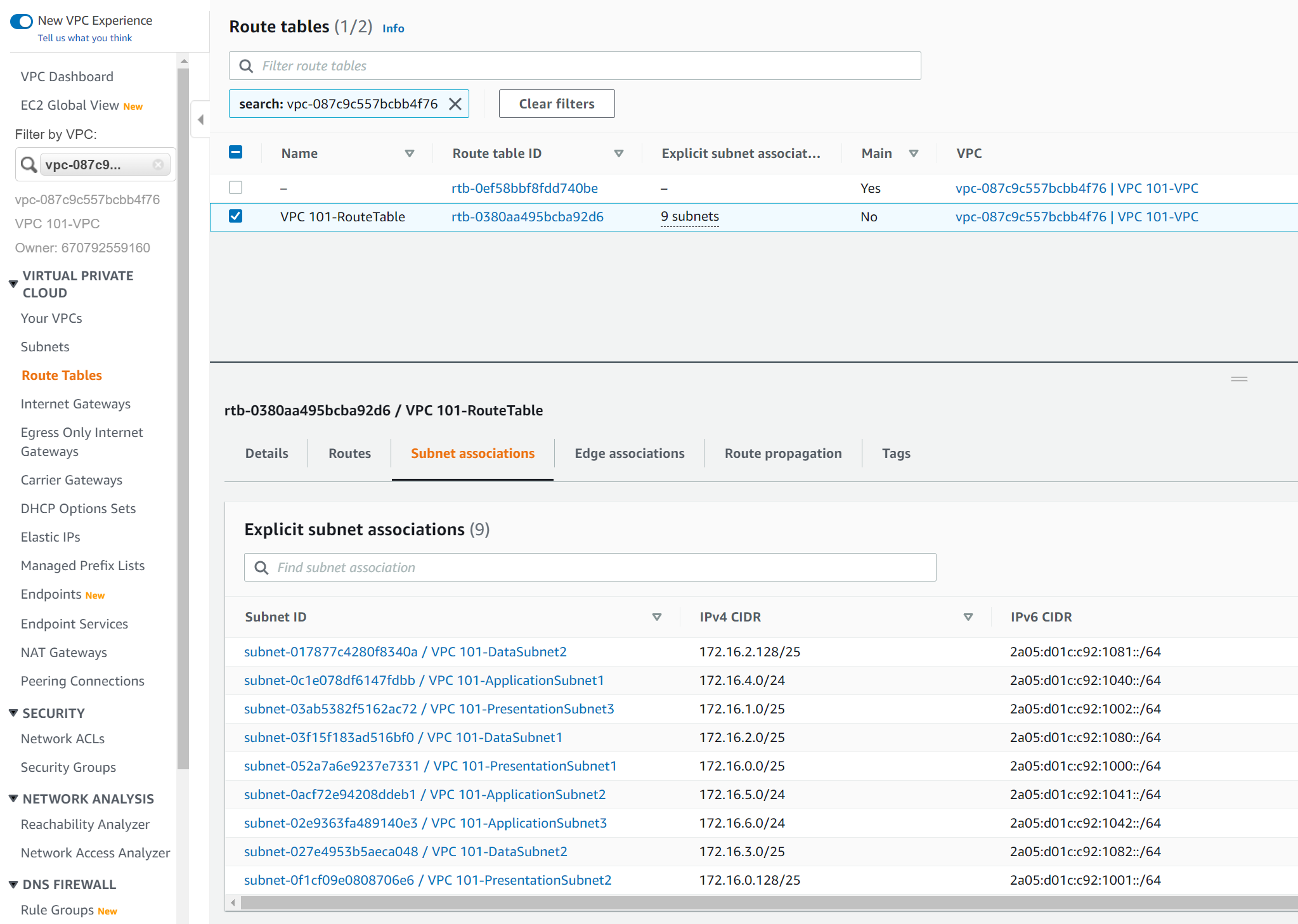 Creating a Well-Architected VPC